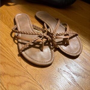 Braided Tan Sandals